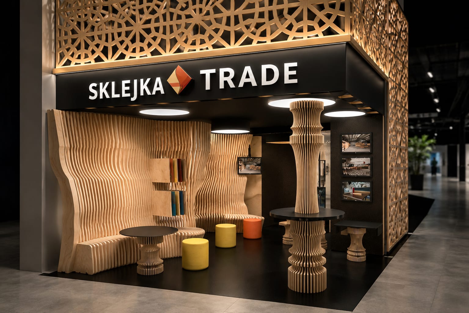 Stoisko Sklejka Trade, ekspozycja